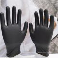 Peinaca de tatuaje Use guantes de nitrilo negro desechable